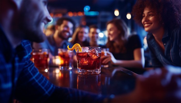 Tequila Negroni Cocktail Recipe v003