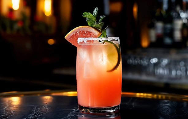 Paloma Cocktail Recipe with Tequila Filo de Agave Blanco v002