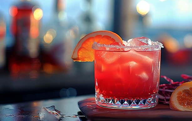 Blood Orange Margarita Cocktail Recipe v002