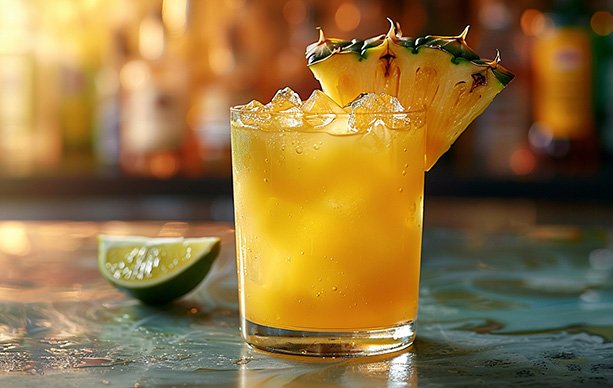 Pineapple Tequila Cocktail Recipe v002