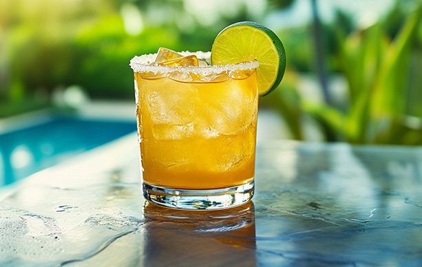 Agave Nectar Margarita Cocktail Recipe v002