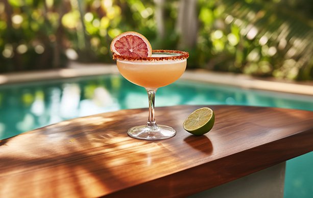Grapefruit Margarita Cocktail Recipe v002