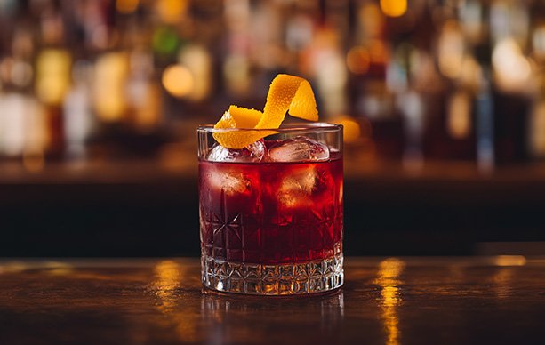 Tequila Negroni Cocktail Recipe v002